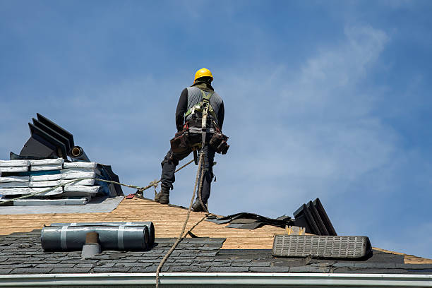 Professional Roofing technician working in Columbia, NC